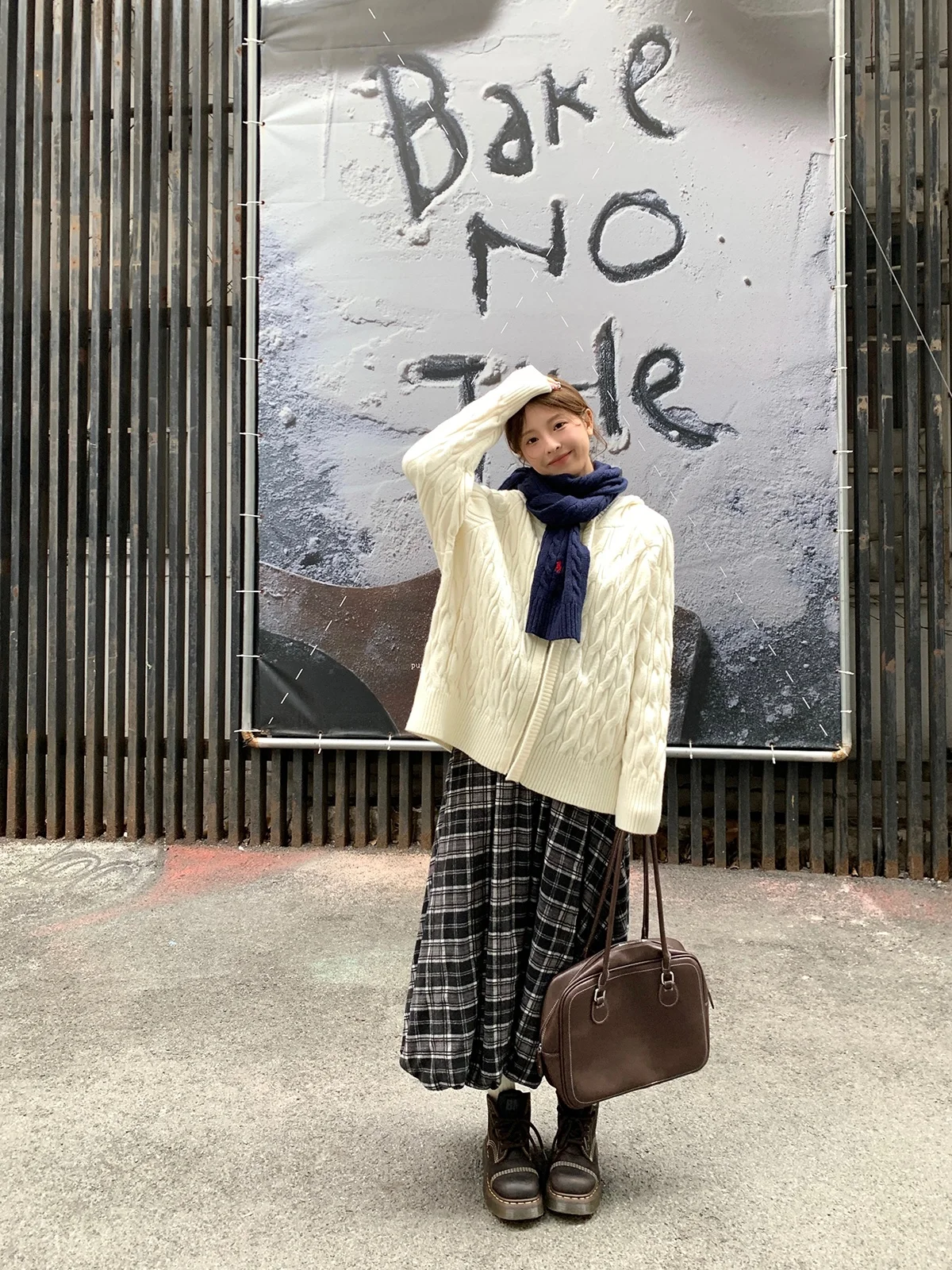 

WHYSTUDIO японская винтажная черно-белая клетчатая шароваровая дизайнерская утягивающая универсальная длинная юбка длиной f для женщин