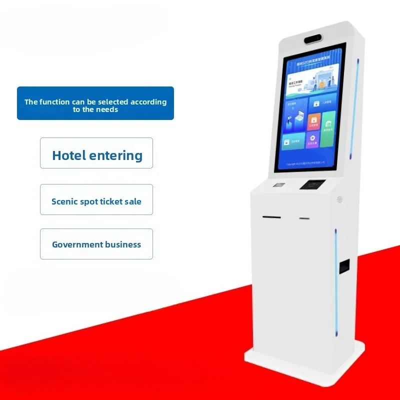 Self-service end point machine production, check-in and card issuance, smart hotel check-in all-in-one machine, scenic spot