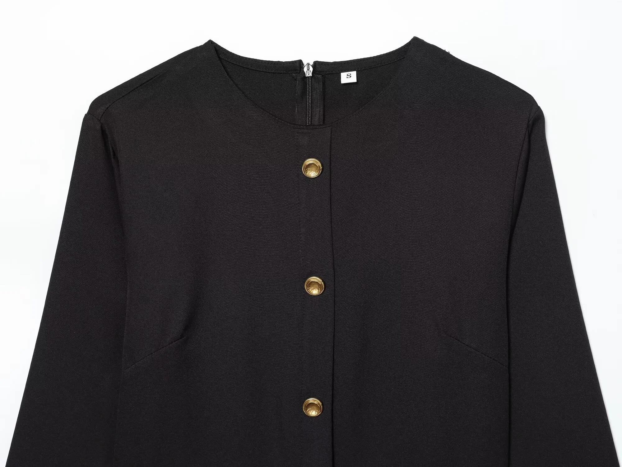 欧米2025年冬新作レディースファッション シンプルでスリムフィット、ベルト付き、長袖ミディ丈ワンピース