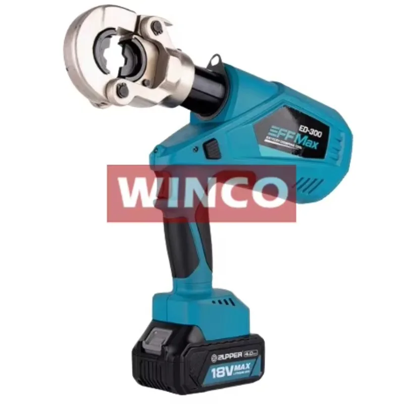 ED-300 Battery Powered Crimping Cutting Tool Rechargeable Electric Hydraulic Pliers