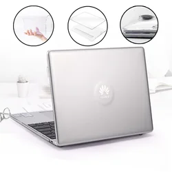 For HUAWEI MateBook X Pro 13.9/MateBook 13 14 D14 D15/X 2020/Honor MagicBook 14 15/Pro 16.1 Laptop Case Transparent Hard Shell