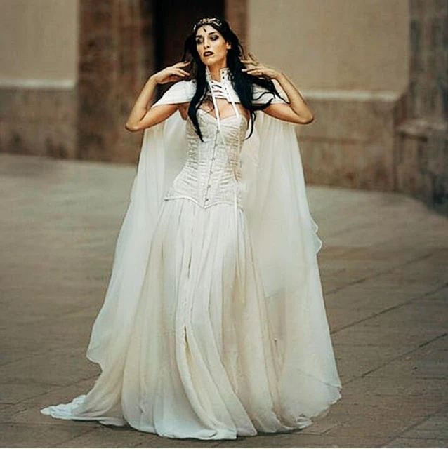 Fashion vestido novia medieval