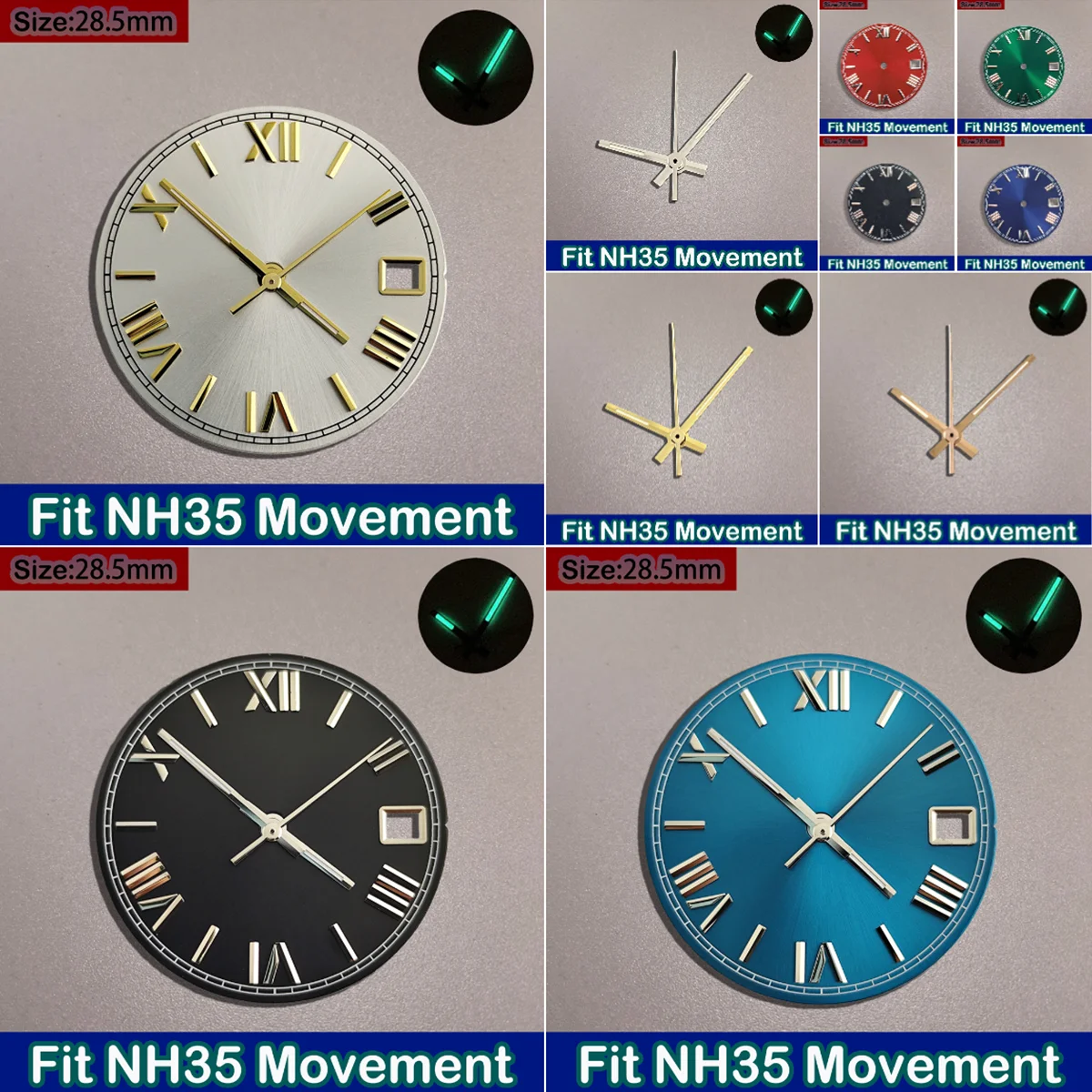 28.5Mm Dial NH35 Di…