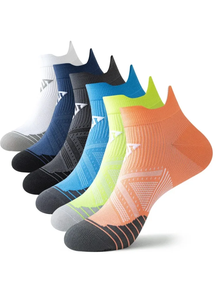 Sportsocken für Männer und Frauen, atmungsaktiv, zum Laufen, Fitness, Kompressionssocken, professionelle Marathon-Socken, schnell trocknend, elastisches Schuhwerk
