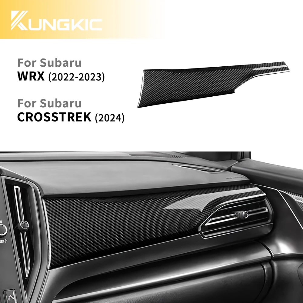 

Настоящая жесткая наклейка из углеродного волокна для Subaru Crosstrek Impreza 2024 WRX/WRX STI 2022 2023 Co-Pilot панель приборной панели внутренняя отделка