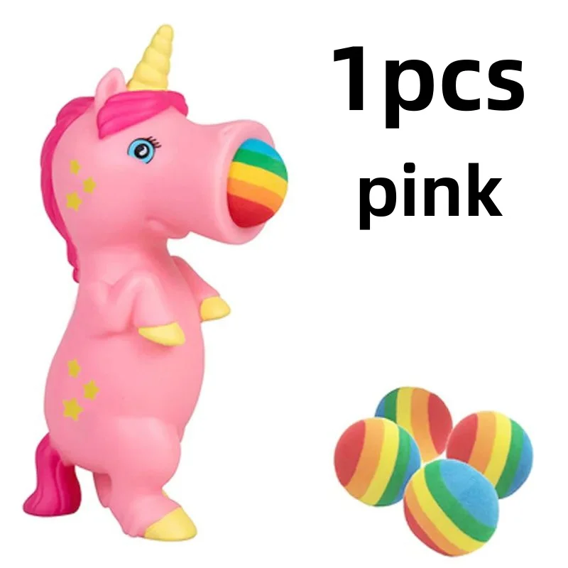 Pinch animals Squeeze shooting balls Cute animals produce foam balls Children's decompression autism anti pressure toys