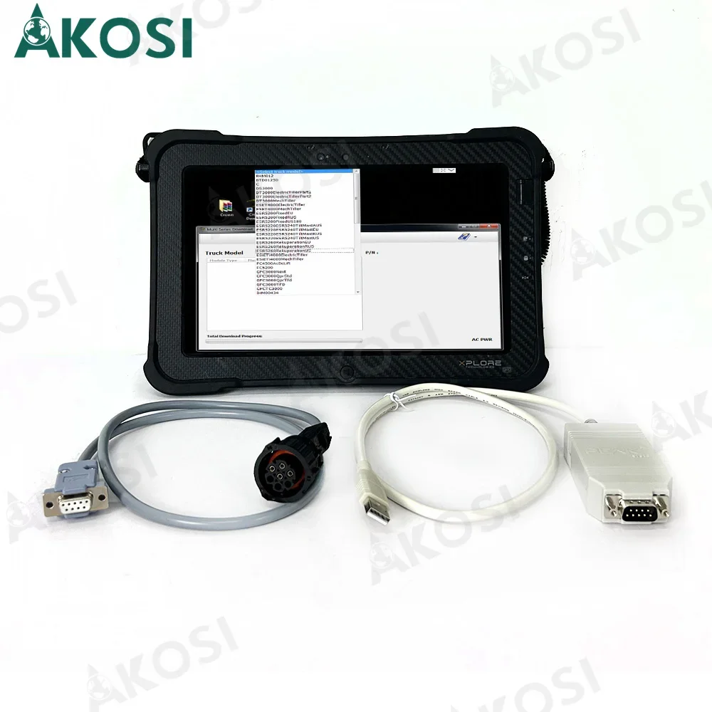 

for Crown with Linde Cable Parts & Service RCAN-USB Connection for Still Linde VNA Forklift Truck Diagnostic Tool+Xplore Tablet