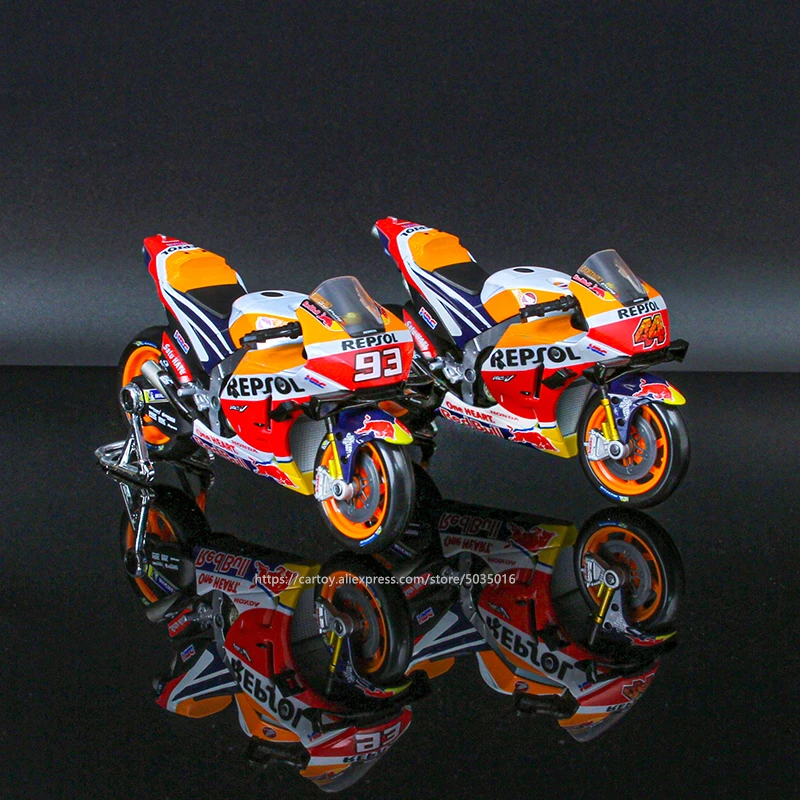 Maisto 1:18 Repsol Honda Team #44 Espargaro #93 Marquez Factory Licensed Simulation Alloy Motorcycle Model Toy Collection