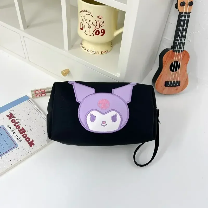 

Sweet Hello Kitty Anime Fashion Storage Bag Cute Cartoon Kawaii Sanrio Ins Holding Makeup Handbag Portable Gifts for Kids