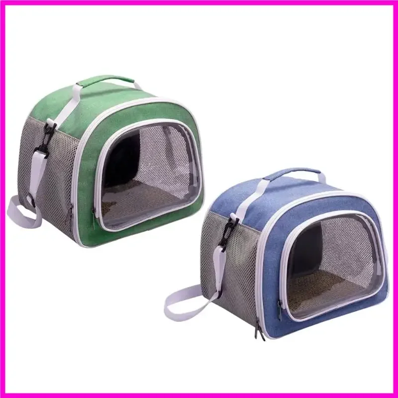 

57BE Parrots Handbags Breathable Outdoor Parrots Shoulder Bag for Camping