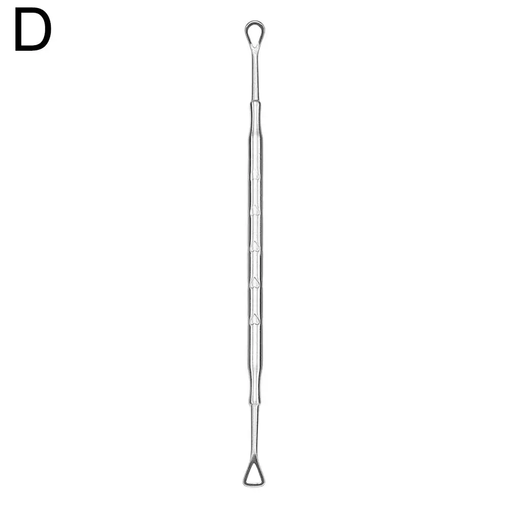 أداة بثرة بوبر مزيل الرؤوس السوداء من الفولاذ المقاوم للصدأ إبر حب الشباب للرؤوس البيضاء كوميدون Zit مستخلصات حب الشباب بوبر لـ Z0i3