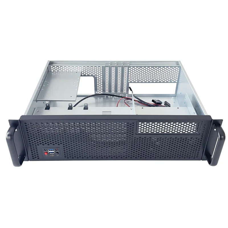 

3U-300 Industrial Control Server Chassis with Optical Drive Position Workstation Storage ATX Chassis 30cm Short Case