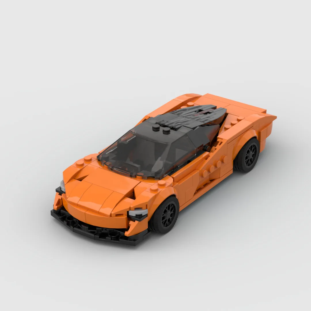Moc hypercar estilo velocidade série 8-stud blocos de construção de carro esportivo técnica criativa modelo de veículo brinquedo diy presente para meninos