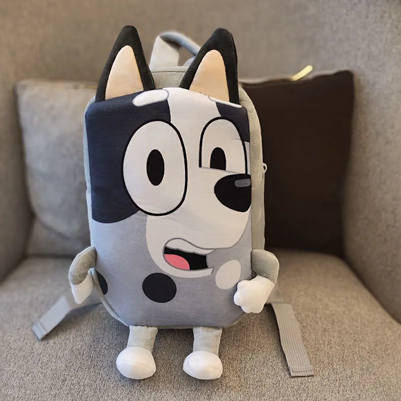 Bluey Bingo Muffin Dog Cartoon Plush Bag Anime Figure Models Cute Mini Backpack School Bag Shoulder Bag Gift For Children