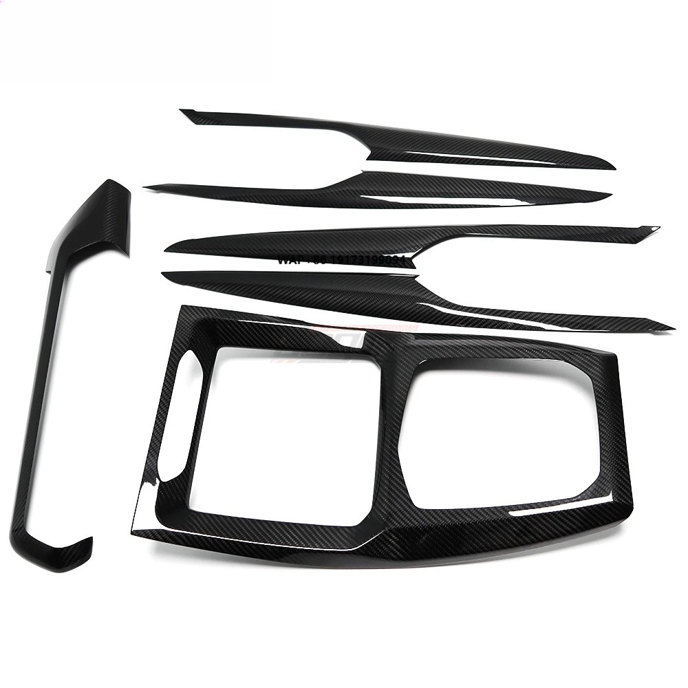 

Для BMW X3 G01 2022-2023: Накладка на центральную консоль и панель переключения передач из настоящего карбона, 6 шт., аксессуары для интерьера автомобиля, левый руль