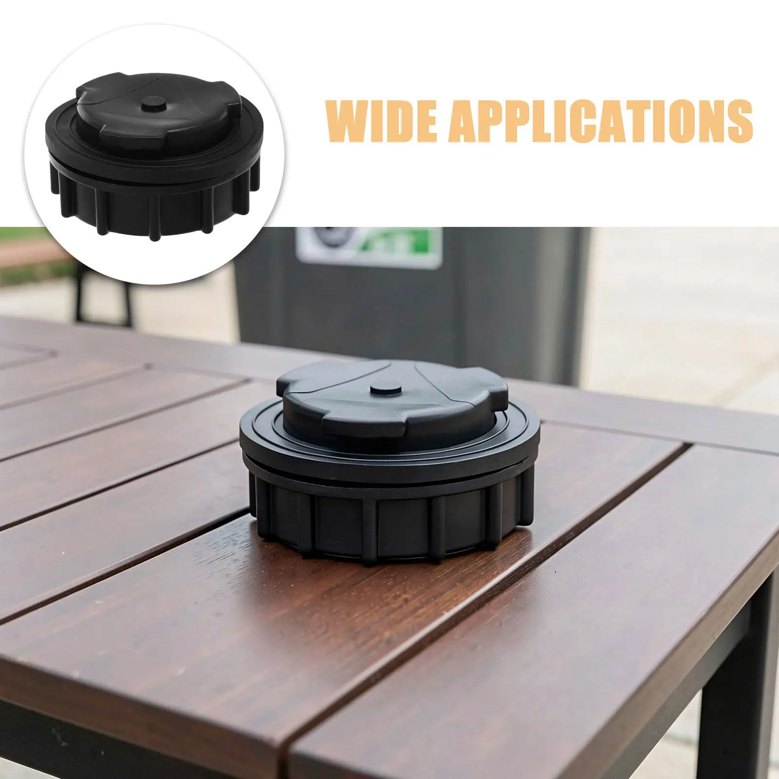 5Pcs Plastic Drain Plug for Garbage Bin Waste Container Bottom Stoppers Outdoor Trash Can Patio Replacement Waterproof