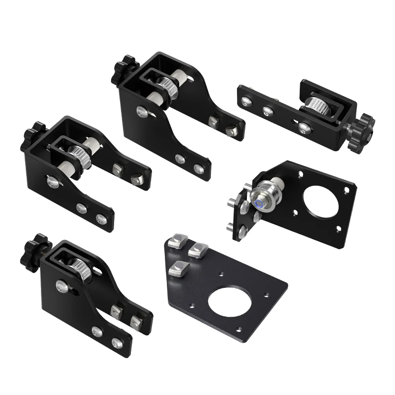 Piezas de impresora 3D, soporte de montaje del Motor del eje Y/X, GT2 6mm con tensor 2GT para impresora 3D CR-10, bricolaje, Ender-3