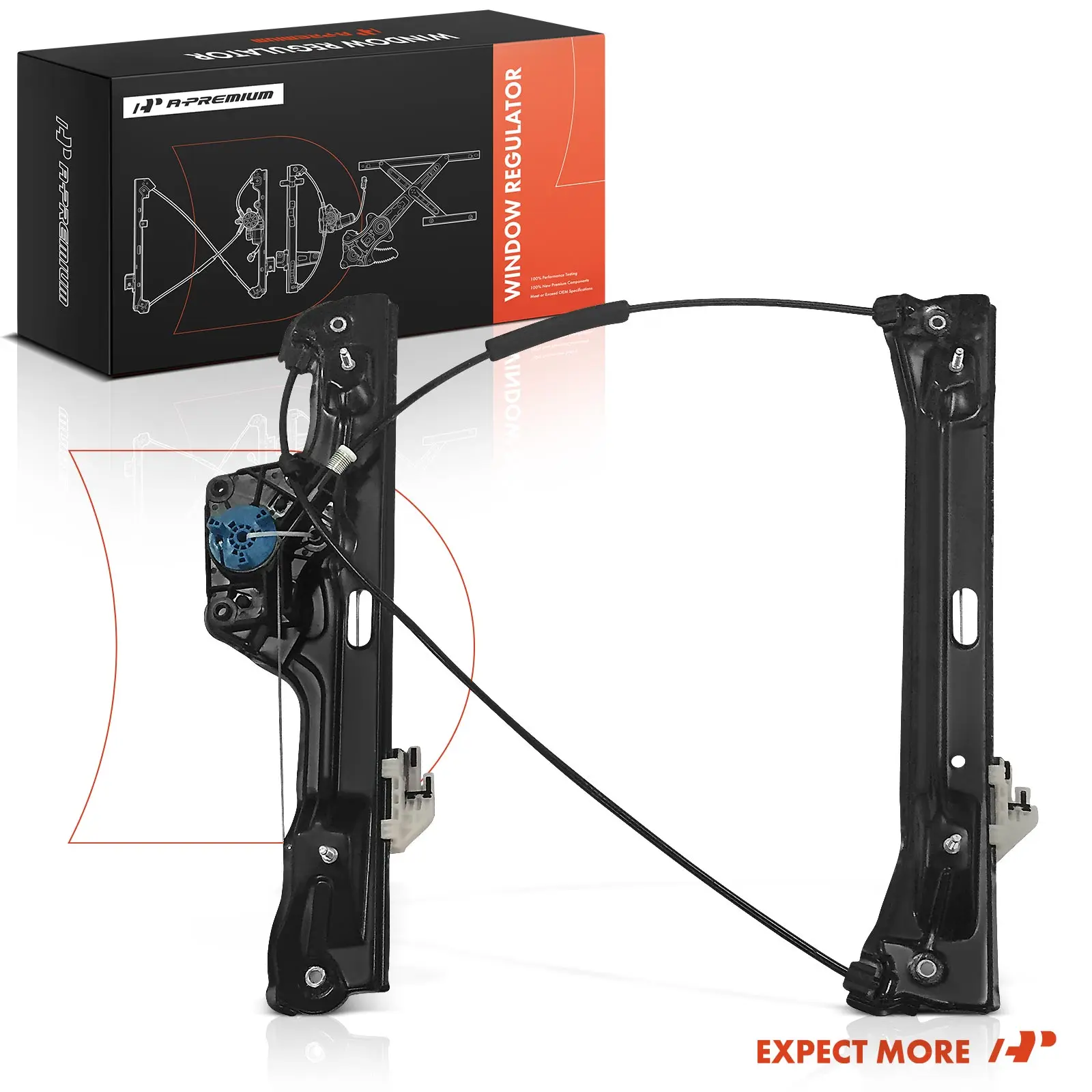 A-Premium Front Driver Side Power Window Regulator for Mini Cooper 2015-2023