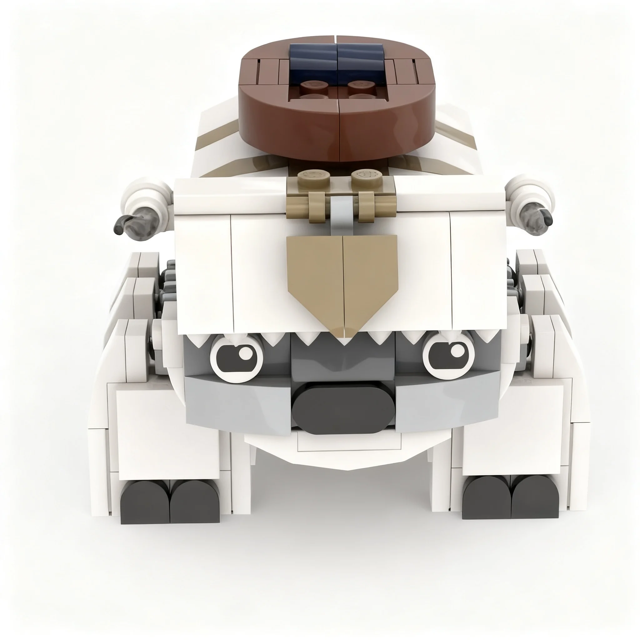 230pcs MOC Avatar: The Last Airbender Appa The Last Sky Bison Model Building Blocks Construction Art Education Idea Assemble