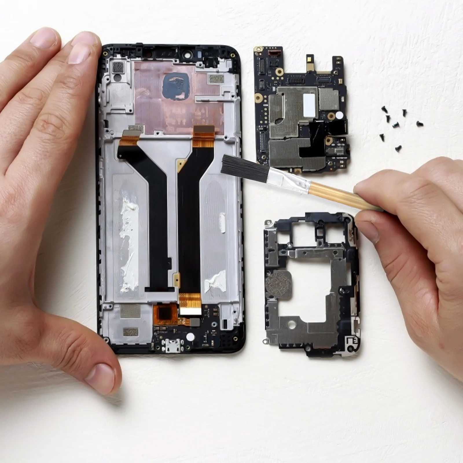 

4Pcs Derusting Pen Brushes Quick Cleaning Pen for Circuit Board Repair Rust Removal Useful Derusting Brush for Precision