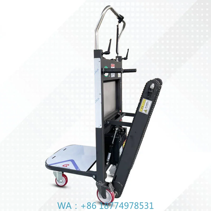 

Crawler Flat Bottom Support Electric Stair Climber Lifting Trolley for Labour-saving Stair Climbing