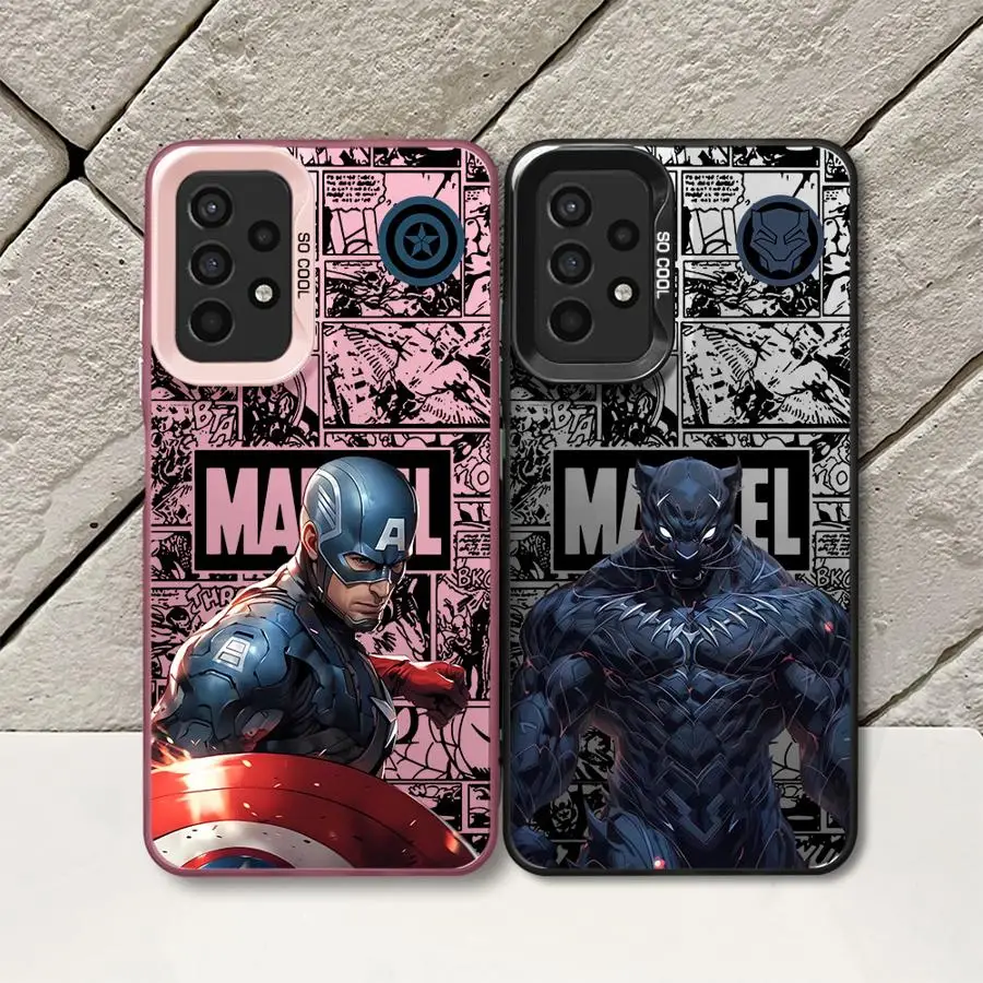 Marvel SpiderMan IronMan Phone Case for Galaxy A15 A52 A72 4G 5G A25 A52s A53 A54 A55 A73 5G A51 4G bag