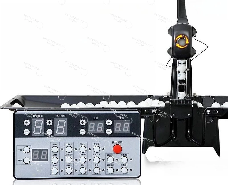 Professional Table Tennis Serve Machine, Programming Portable Household Single Intelligent Automatic