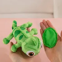 17cm Pascal Rapunzel Chameleon Lying Shoulder Plushie Toy Stuffed Doll Plush Toys Kawaii Pascal Decor Boys Girls Gifts