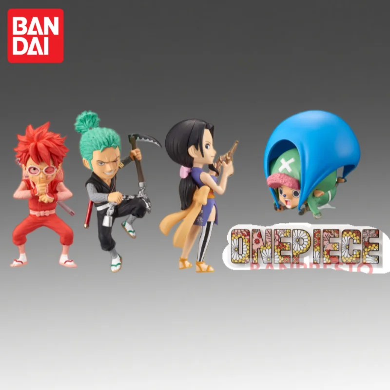 

В наличии: Оригинальная фигурка Bandai Banpresto WCF One Piece (Луффи, Зоро), новая, в коробке, модель персонажей аниме, игрушка.