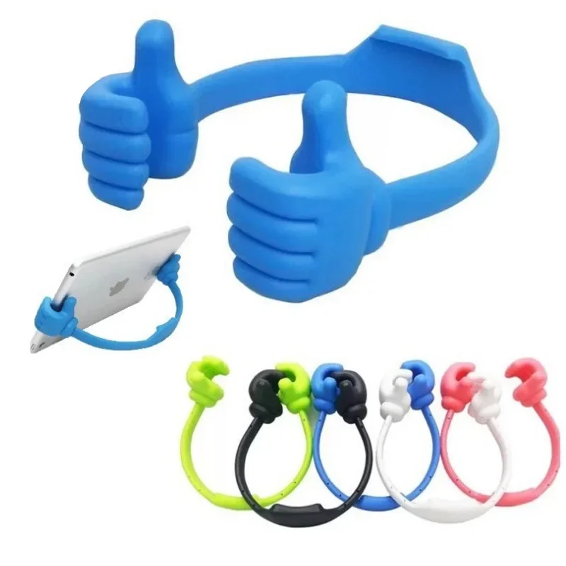 

Portable Thumbs Up Cell Phone Stand Holder Lazy Desk Universal Flexible Tablet Cell Smartphone Stand Holder For IPhone Samsung