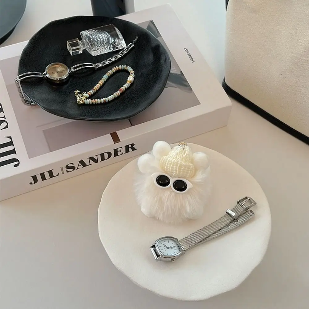 

Керамический лоток для хранения ювелирных изделий, нерегулярный креативный лоток для ароматерапевтических свечей, портативный простой стеллаж для выставки товаров ювелирных изделий, ключ