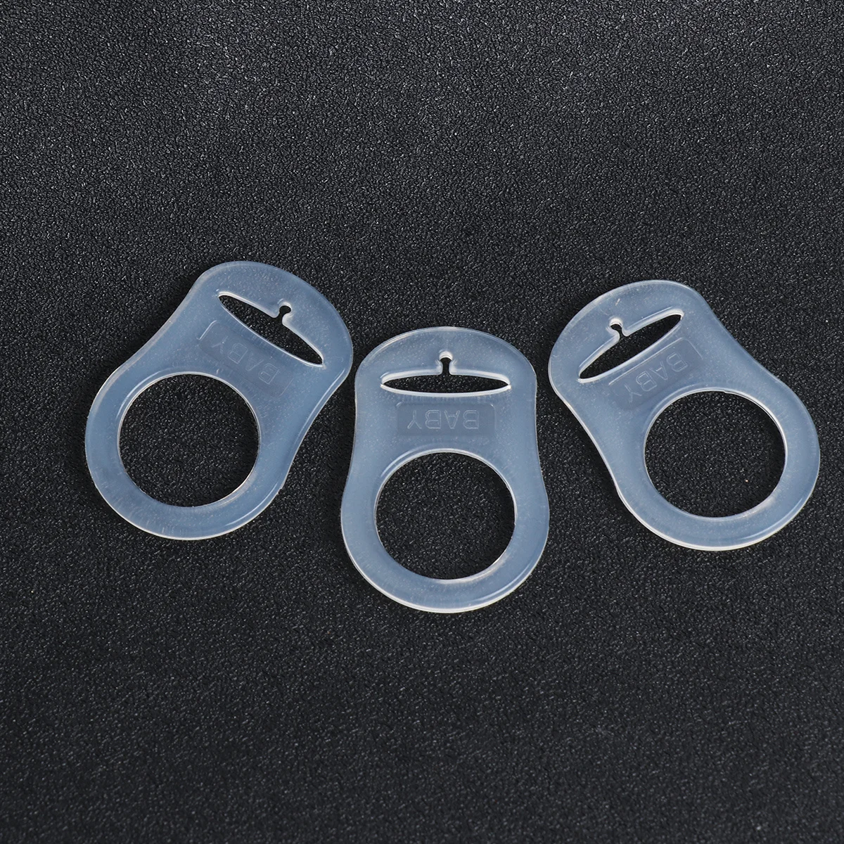 

20Pcs Silicone Baby Pacifier Clip Holders High Quality Safe for Infants (White) Silicone Pacifier Clip