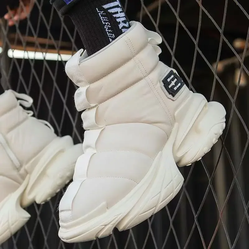 

Новая мужская обувь на толстой подошве, увеличивающая рост, универсальная повседневная обувь для уличной фотографии, молодежная противоскользящая спортивная обувь для бега