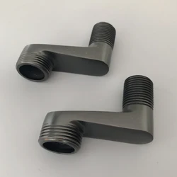 2Pcs Black Oil Rubbed Brass Bathroom Fitting Claw Foot Bathtub Faucet Adjustable Swing Arms Wall Mounted Width Swing Arms Nba180