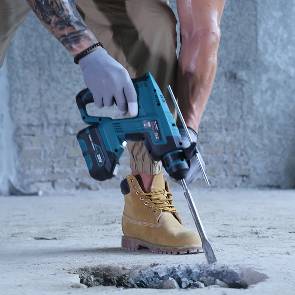 Cordless High Power Hammer Drills 20v Lithium Battery Power Tools Rotary Hammer