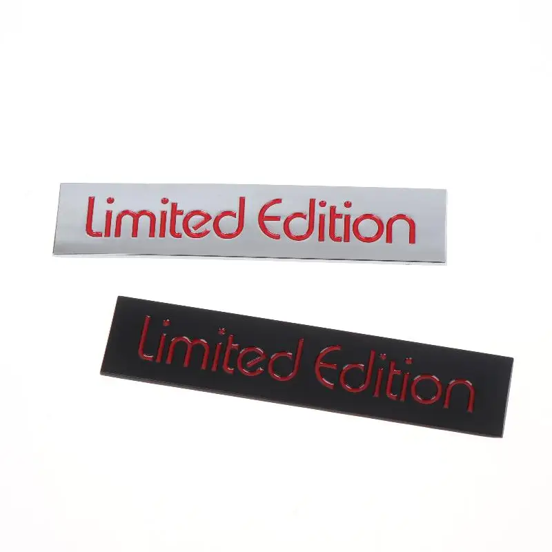 1Pcs 3D Metal Car Sticker Limited Edition Fadeless Motorcycle Badge Emblem for Window Trunk Decoration