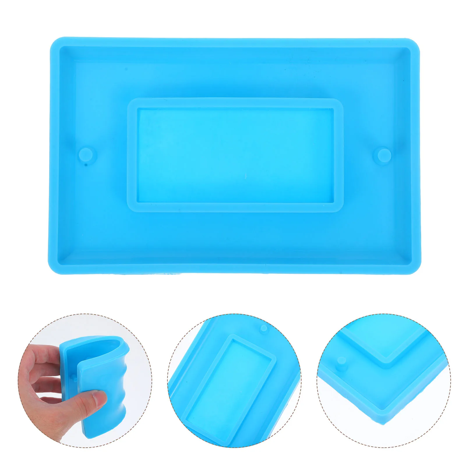 

Switch Panel Mould DIY Creative Epoxy Silicone Molds Nonstick Reusable Jewelry Supplies Simple Mold Decor Tools