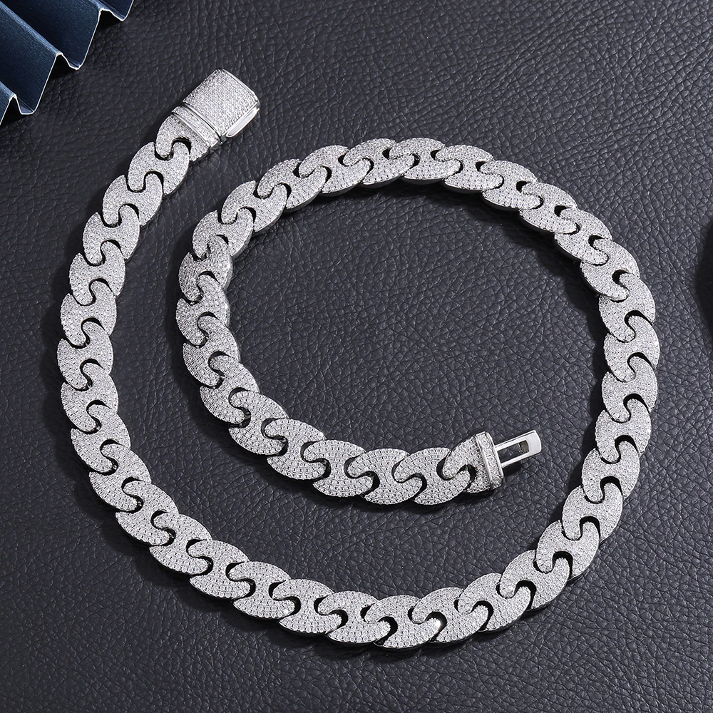 

ICE CHARMI Роскошная кубинская цепочка в стиле хип-хоп Iced Out CZ, мужские цепочки, ожерелье, браслет, модное колье с кубическим цирконием, откидная застежка