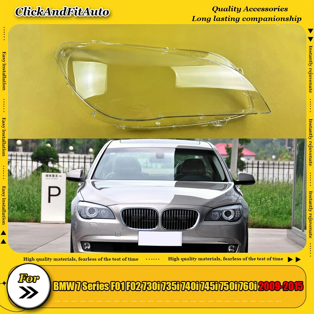 

For BMW 7 Series F01 F02 730i 735i 740i 745i 750i 760i 2009-2015 Headlamp Lens Headlights Cover Shell Lampshade