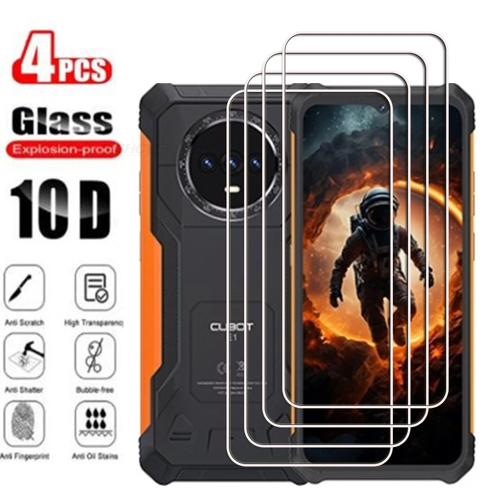 4PCS 9H HD Tempered Glass FOR Cubot KingKong ES Pro 6.56