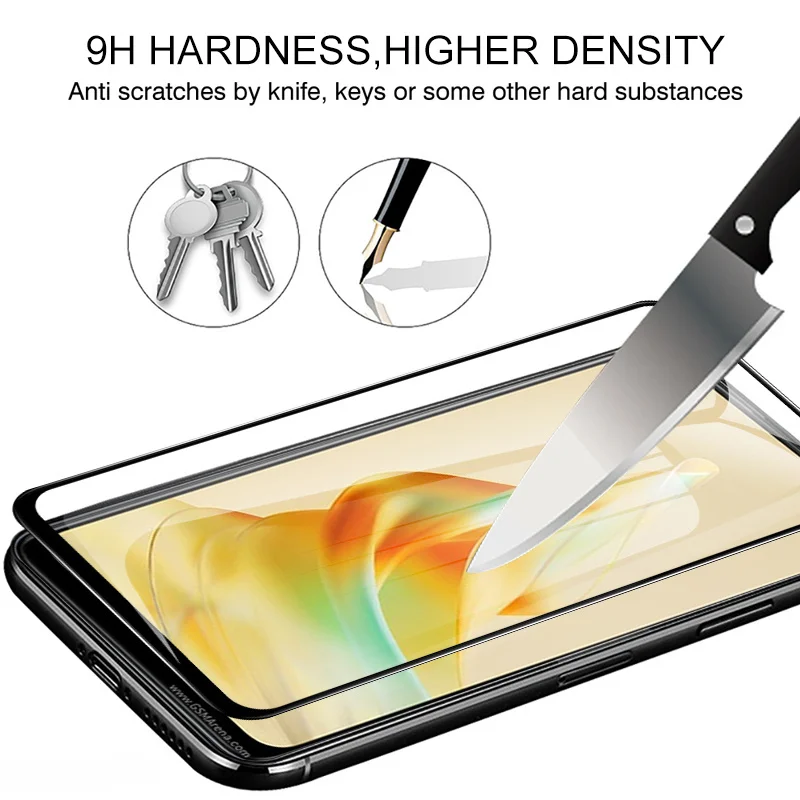 4In1 Full Cover Tempered Glass Case For Oppo Reno8 6.43''Camera Protector Orro Reno 8 T 8T T8 Reno8t 4G Screen Protection Film