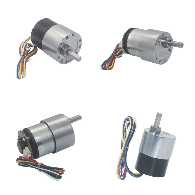 12V brushless DC gear motor driver, integrated 37mm diameter, durable and efficient, permanent magnet DC motor