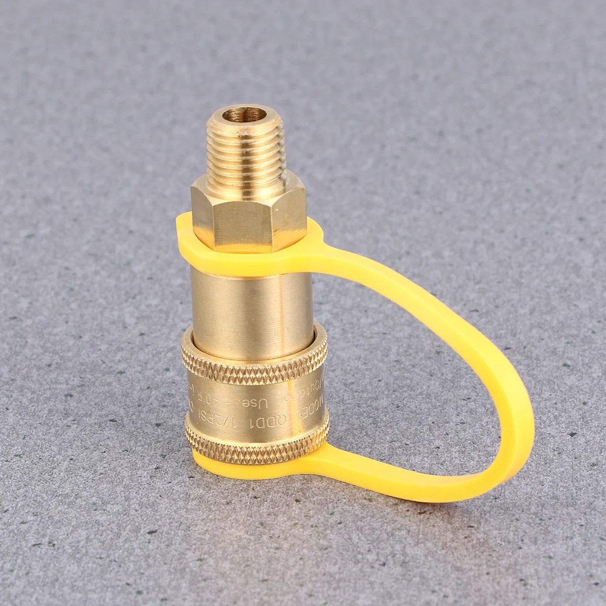 

Brass 1 4 Inch Quick Connector Shutoff Valve Propane Adapter for Gas Grill Smoker Camping Propane Quick Regulator