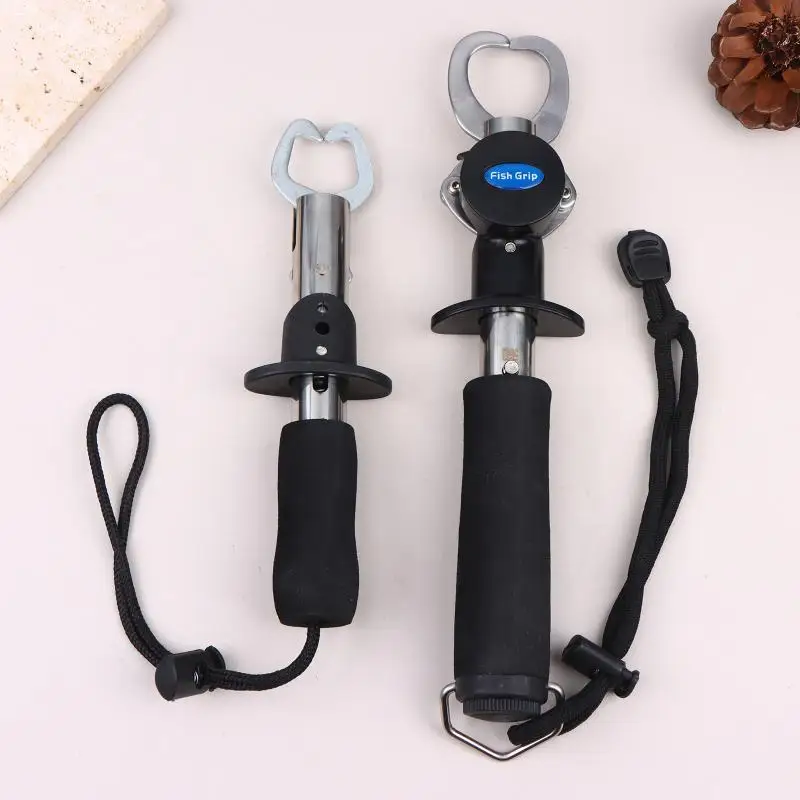 Fishing Gripper Stainless Steel 1Piece AntiRust Fish Lip Controller Secure Handle for Ocean and Lake Fishing