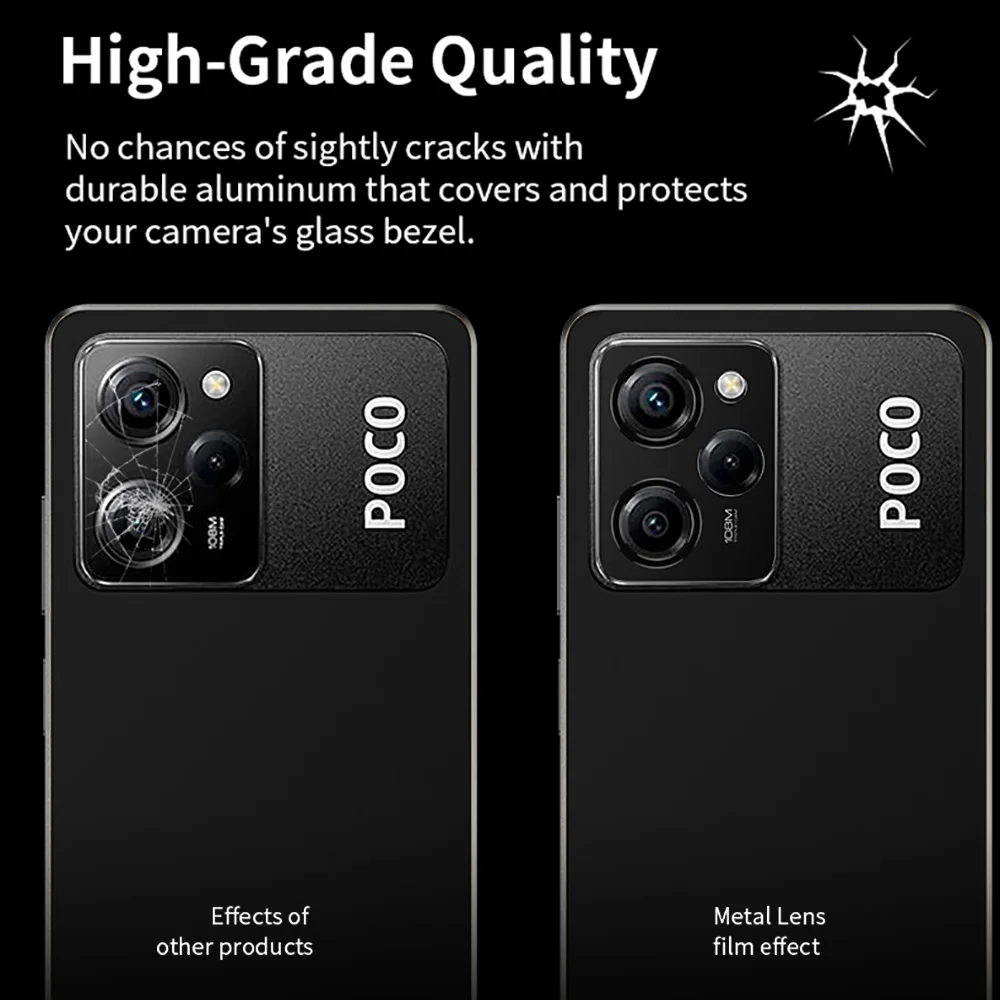 Back Camera Lens Protector Cover For Xiaomi Poco X5 Pro 5G 22101320G 6.67\