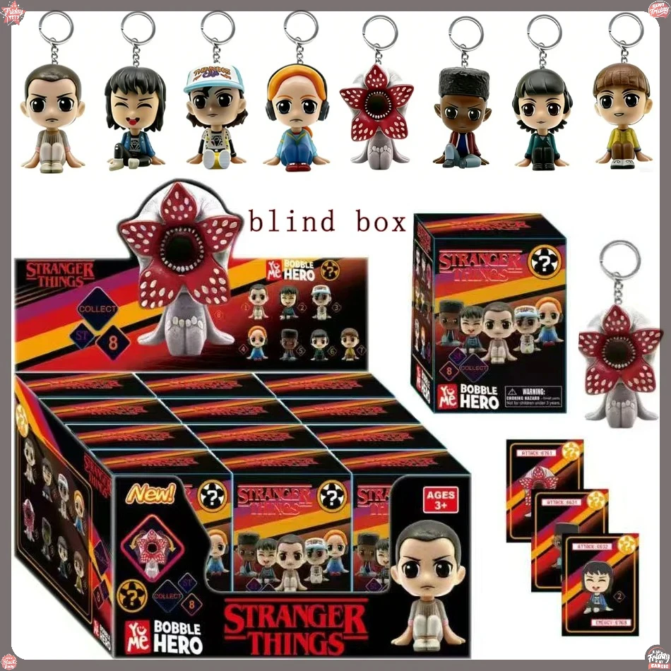 Breloczek winylowy Stranger Things Jane Hopper Will Byers - Niespodzianka, kolekcjonerski brelok do kluczy, zawieszka, prezent dla fanów