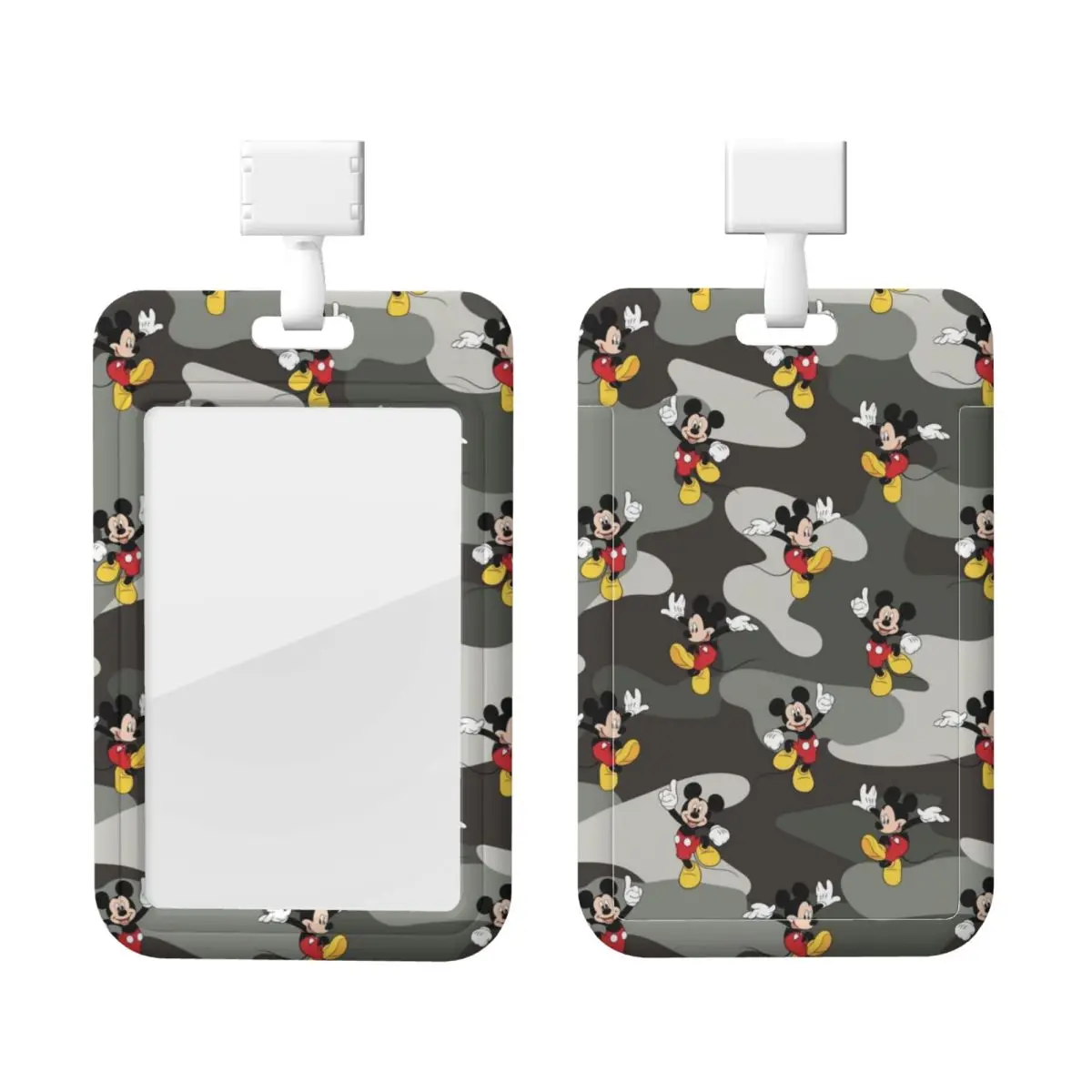 

Держатели кредитных карт с Микки Маусом на заказ, шейный ремешок, держатель для удостоверения личности, держатель для карт для мужчин и женщин для офисов, инженеров, держатель для карт