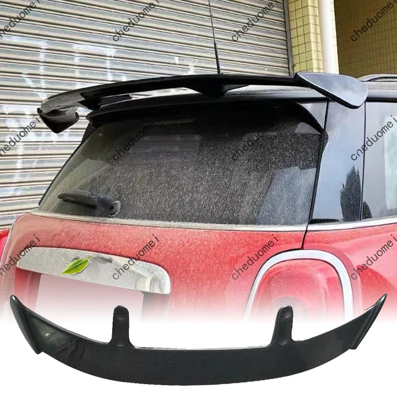 Bright black topcoat Roof Spoiler Rear Top Wing For Mini Cooper F56 Base 15 16 17 18 19 20 21 22, Not For Cooper S JCW