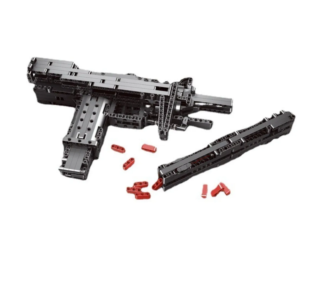 

MOULD KING 14006 796 деталей Тактическое оборудование Uzi, имитационная модель, военная серия, конструктор из мелких деталей, MOC, подарок