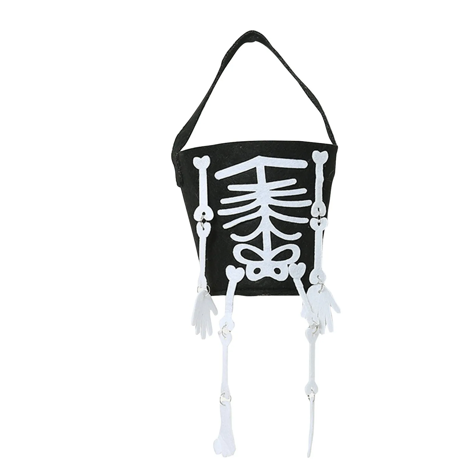 Candy Buckets And Candy Bags For Handling Halloween Candy Bags Bucket Decorations Candy Buckets（4pcs/Set） Home Decor